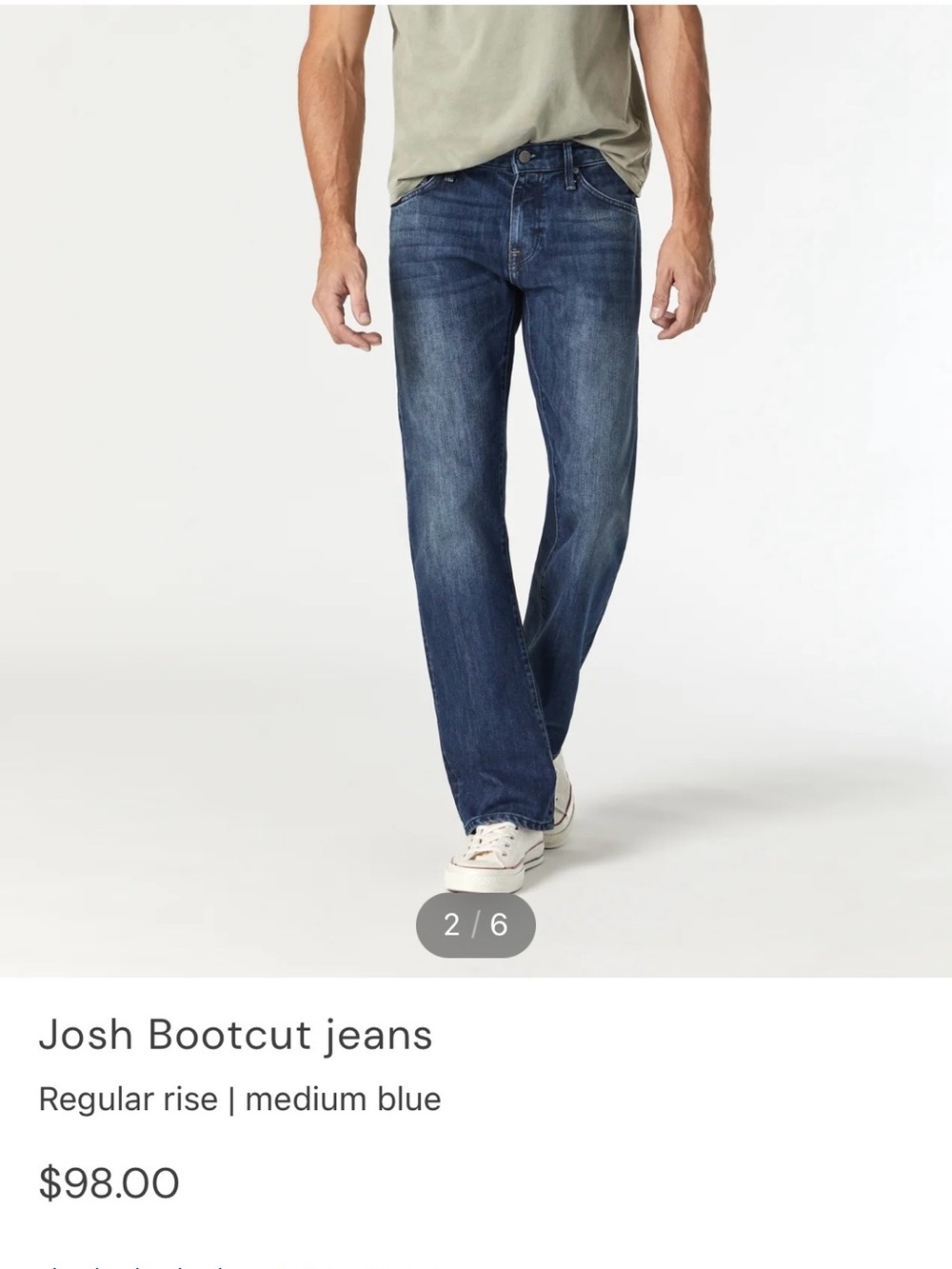 Mavi Bootcut Jeans - 38x32